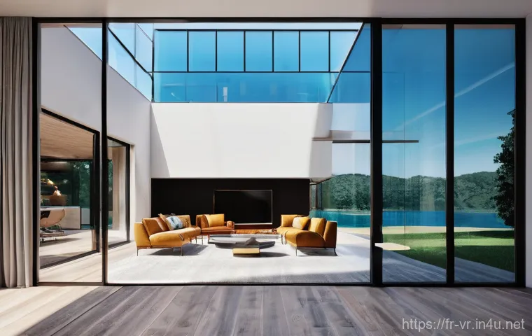 VR 부동산 시뮬레이션 - Here are three detailed image prompts in English, designed for an image generation AI, adhering to a...