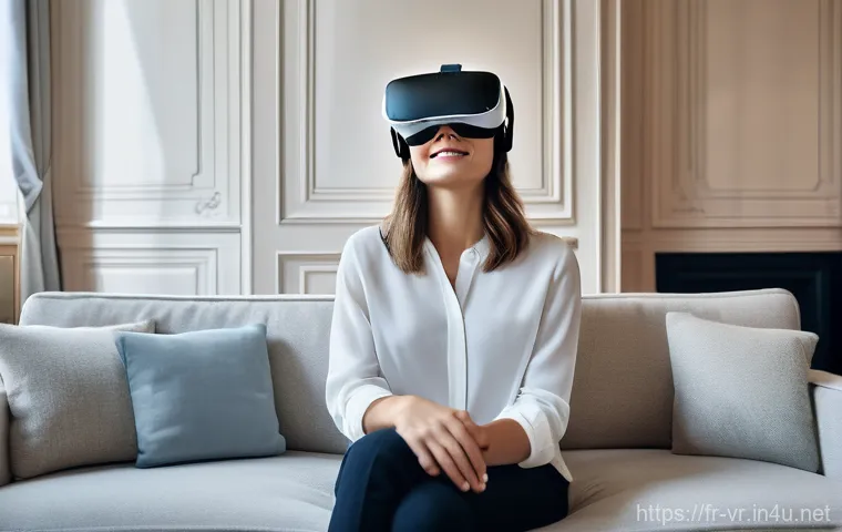 VR 부동산 시뮬레이션 - Image Prompt 1: Immersive Virtual Property Tour**