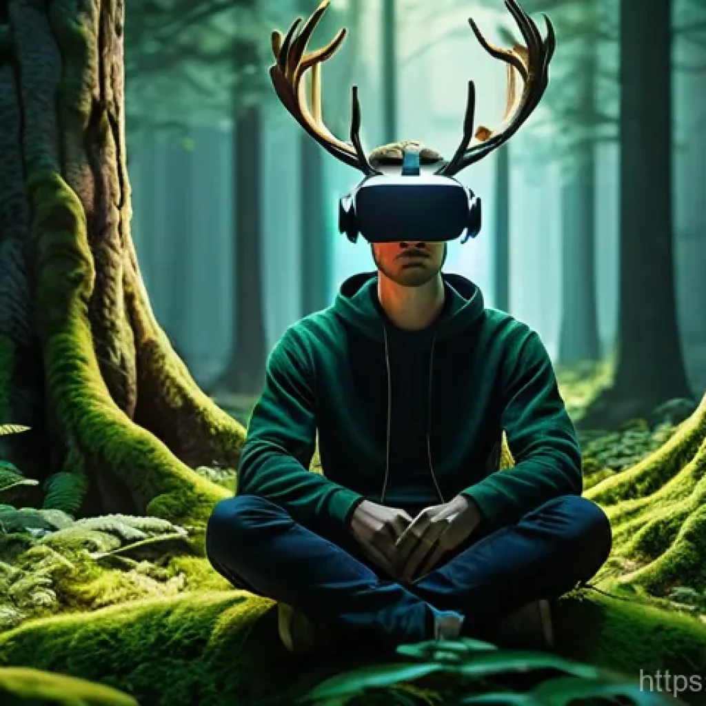 VR에서의 오디오 디자인 - **Prompt 1: Immersive Spatial Audio in a Fantasy Forest**
    "A young adult, gender-neutral, wearin...